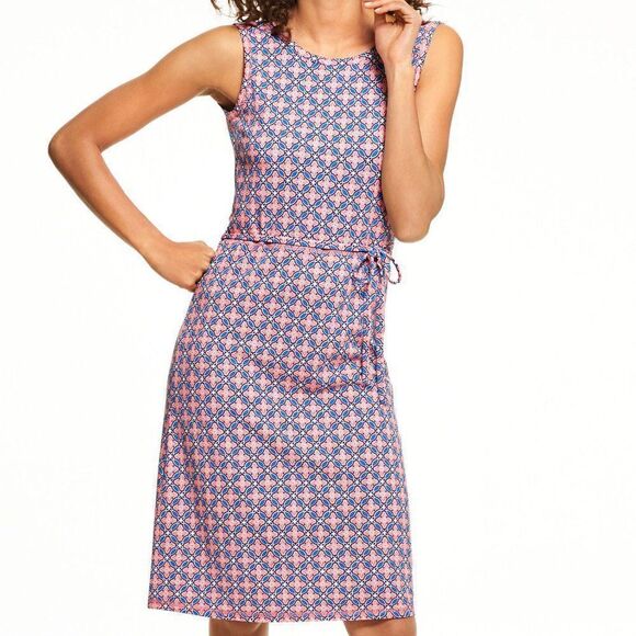 NEW ✨ T By Talbots Geo Print Belted Wrap Dress - Picture 1 of 8
